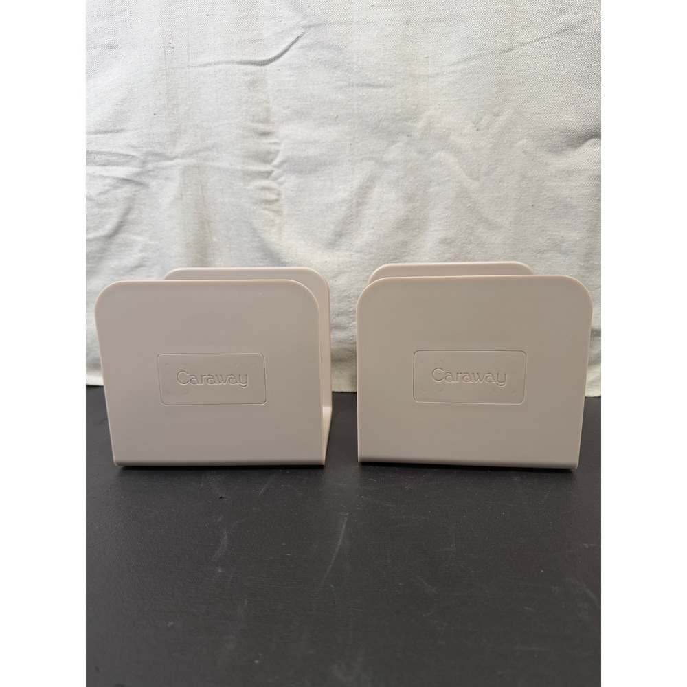 Caraway Magnetic Pan‎ Rack Home OS Cream Modular Kitchen Organization Set of 2